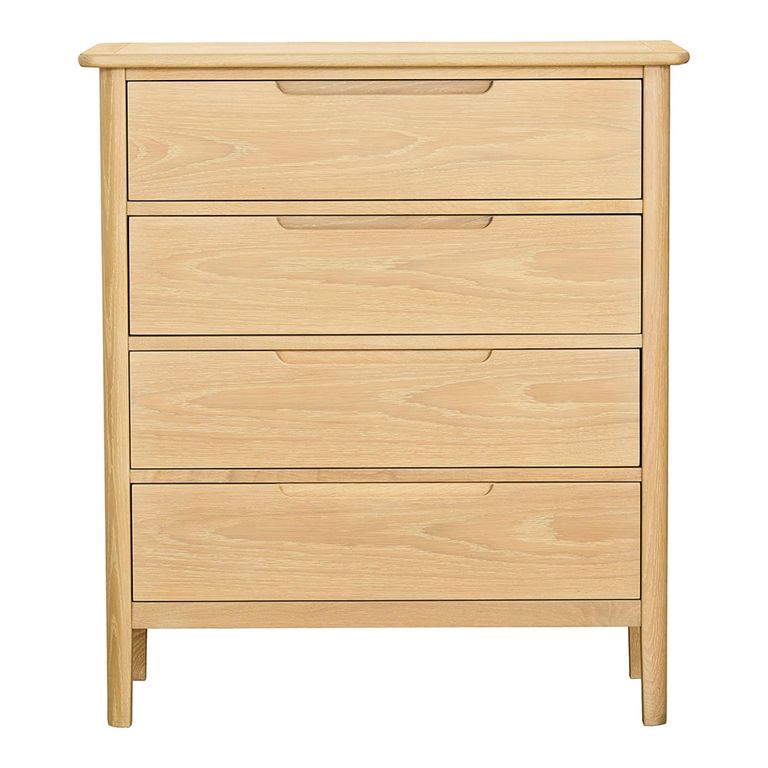 Twyford Chest - 4 Drawer Wide - Oak
