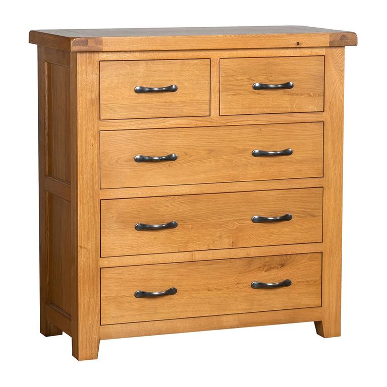 Somer Chest - 3+2 Drawer - Oak