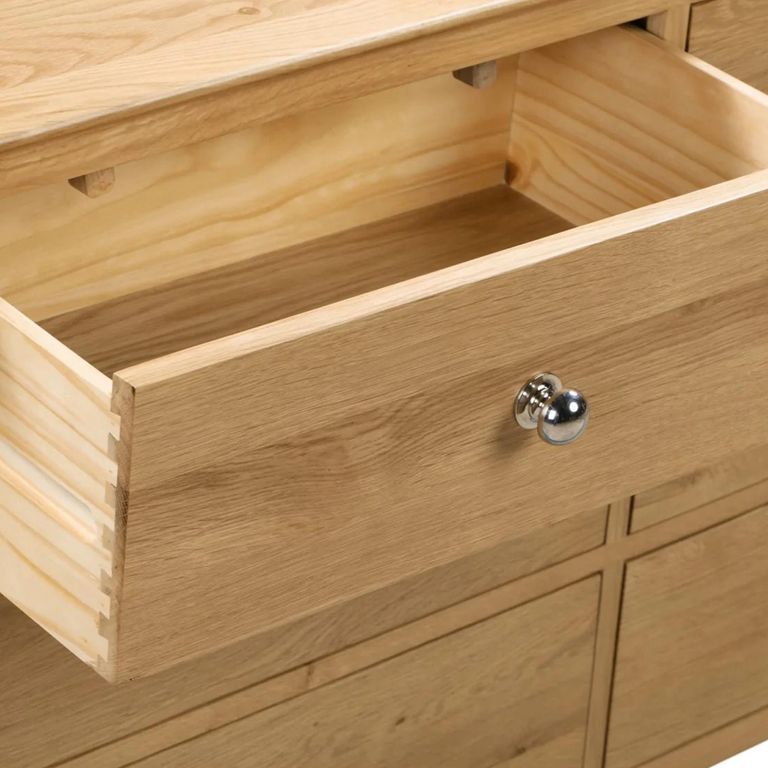 Cotswold Chest of Drawers - 6 Drawer - Wide - Oak