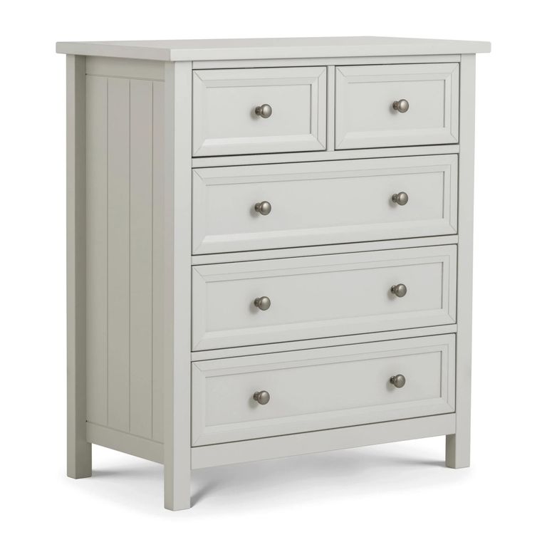 Maine Chest of Drawers - 3+2 Drawer - Grey