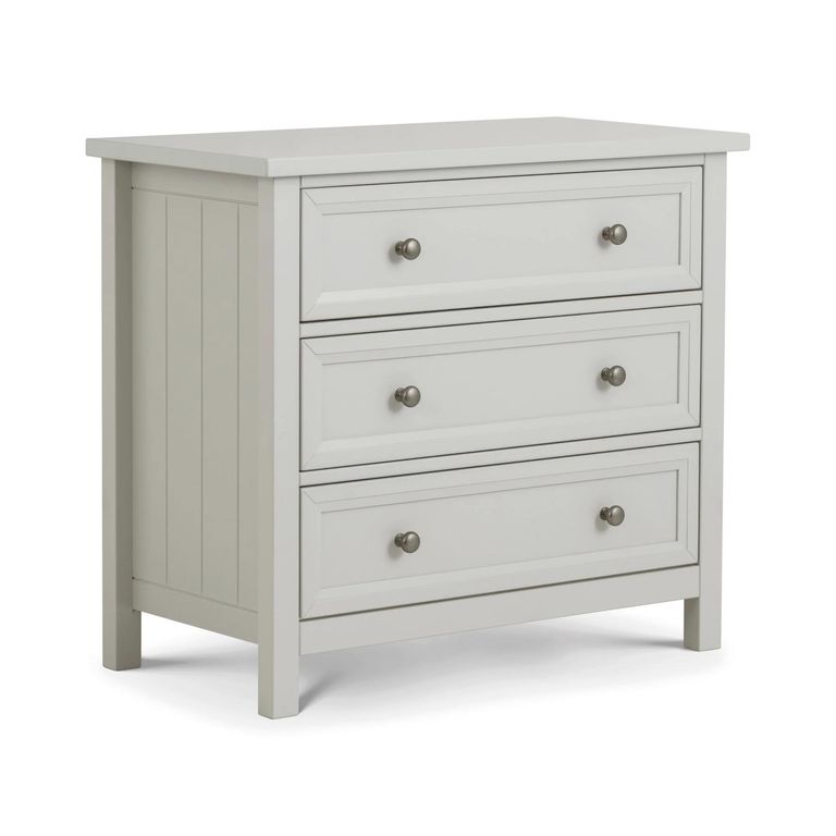 Maine Chest of Drawers - 3 Drawer - Small - Grey