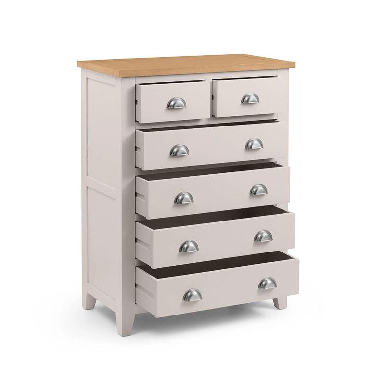 Richmond Chest of Drawers - 4+2 Drawer - Grey