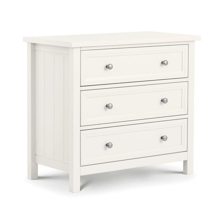 Maine Chest of Drawers - 3 Drawer - Small - White