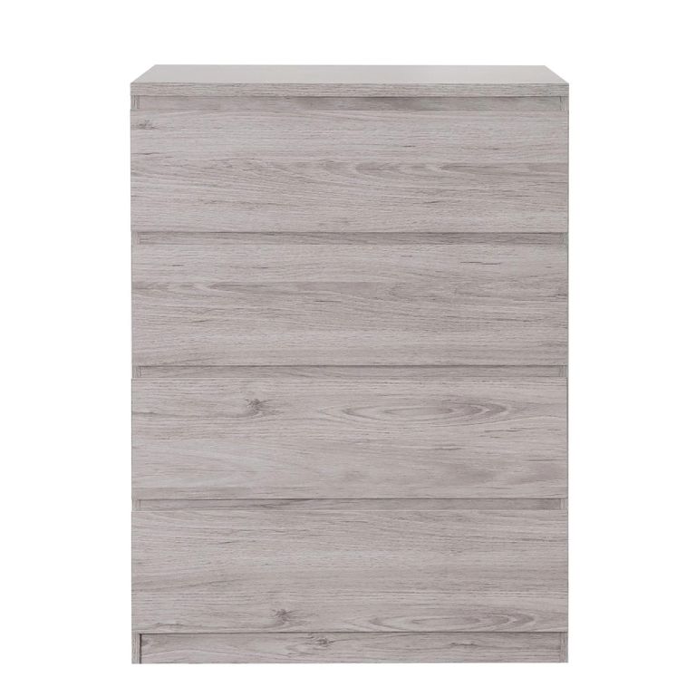 Jupiter Grey Oak Chest of Drawers - 4 Drawer