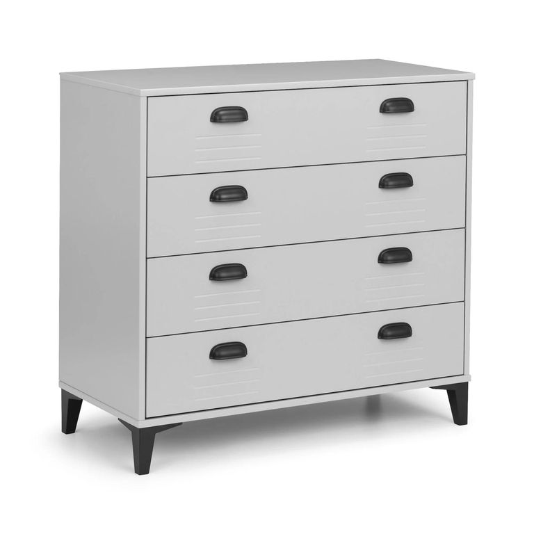 Lakers Grey Chest of Drawers - 4 Drawer