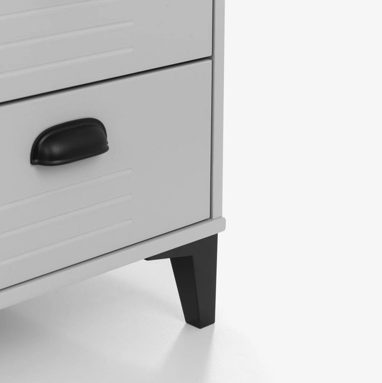 Lakers Grey Chest of Drawers - 4 Drawer