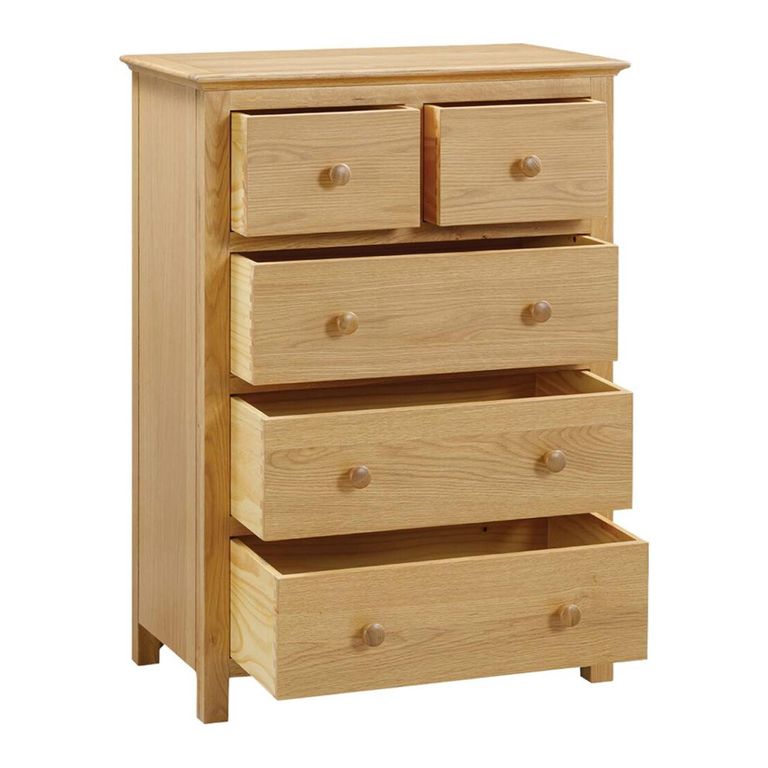 Arlington Chest - 2+3 Drawer - Oak