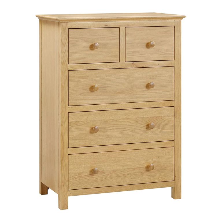 Arlington Chest - 2+3 Drawer - Oak
