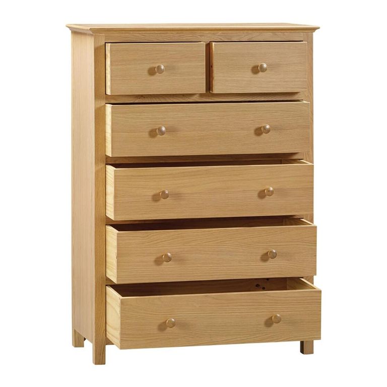 Arlington Chest - 2+4 Drawer - Oak