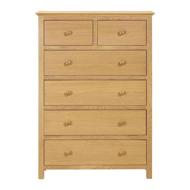 Arlington Chest - 2+4 Drawer - Oak