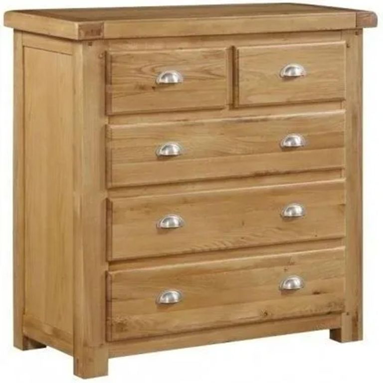Newbridge Chest - 2+3 Drawer - Oak