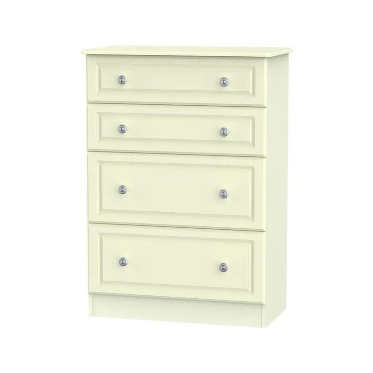 Pembroke Cream 4 Drawer Deep Chest
