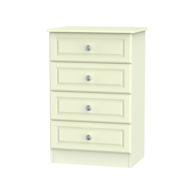 Pembroke Cream 4 Drawer Midi Chest