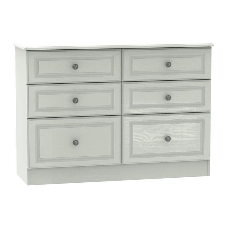 Pembroke Cashmere 6 Drawer Midi Chest
