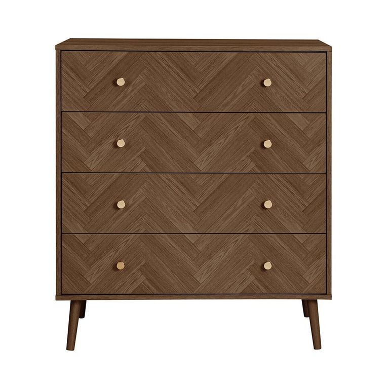 Herringford Chest - 4 Drawer - Walnut