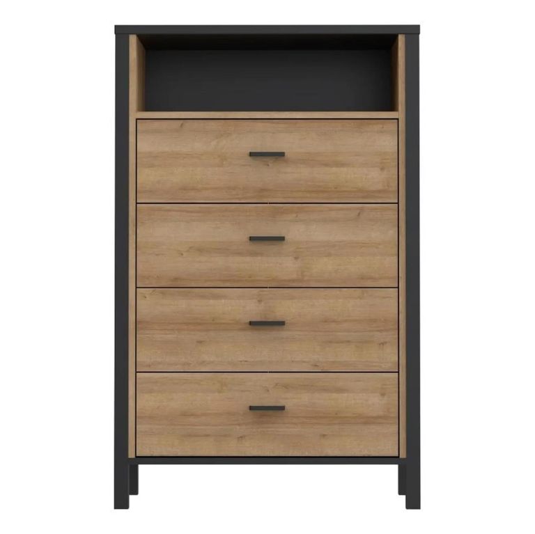 High Rock Chest - 4 Drawer - Oak