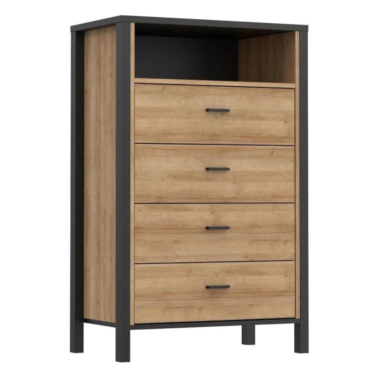 High Rock Chest - 4 Drawer - Oak