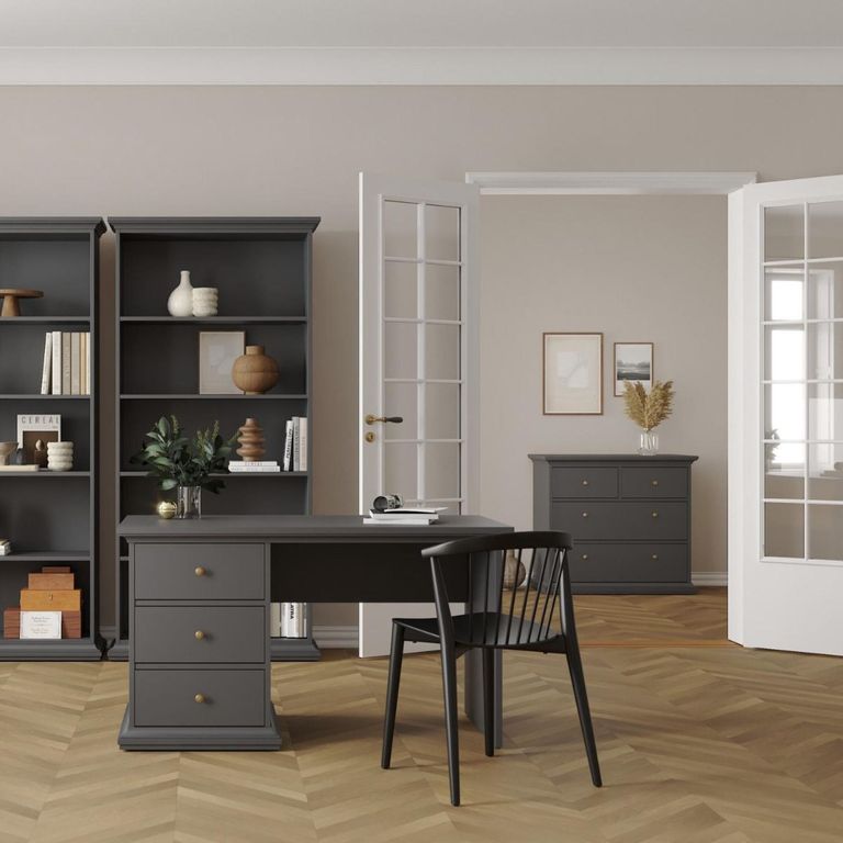 Paris Chest - 2+2 Drawer - Grey