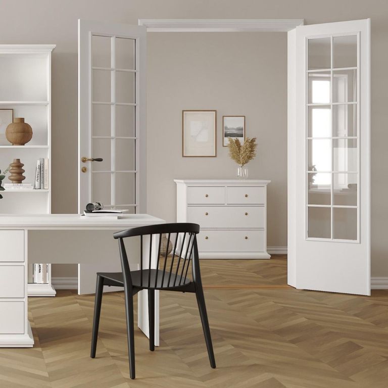 Paris Chest - 2+2 Drawer - White
