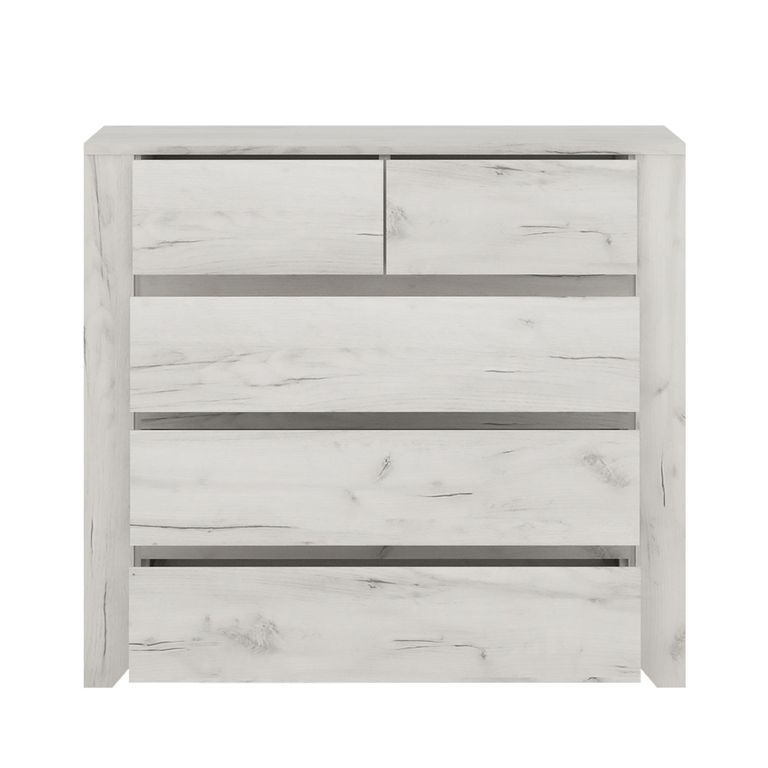 Angel Chest - 2+3 Drawer - White