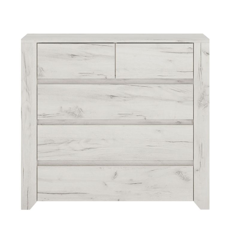 Angel Chest - 2+3 Drawer - White