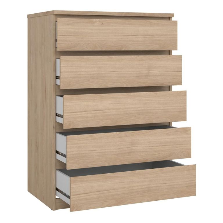 Naia Chest - 5 Drawer - Oak