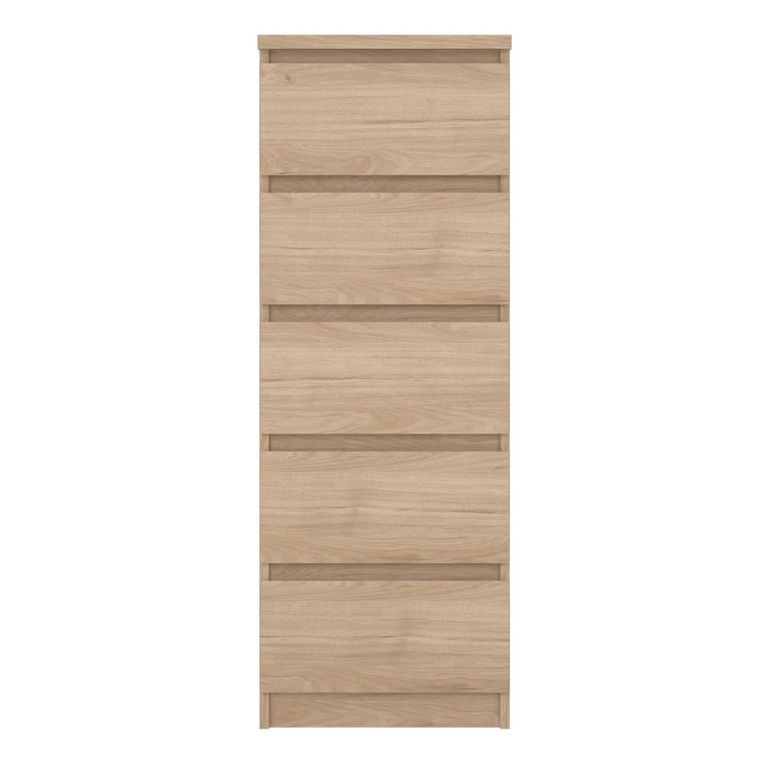 Naia Chest - 5 Drawer - Narrow - Oak