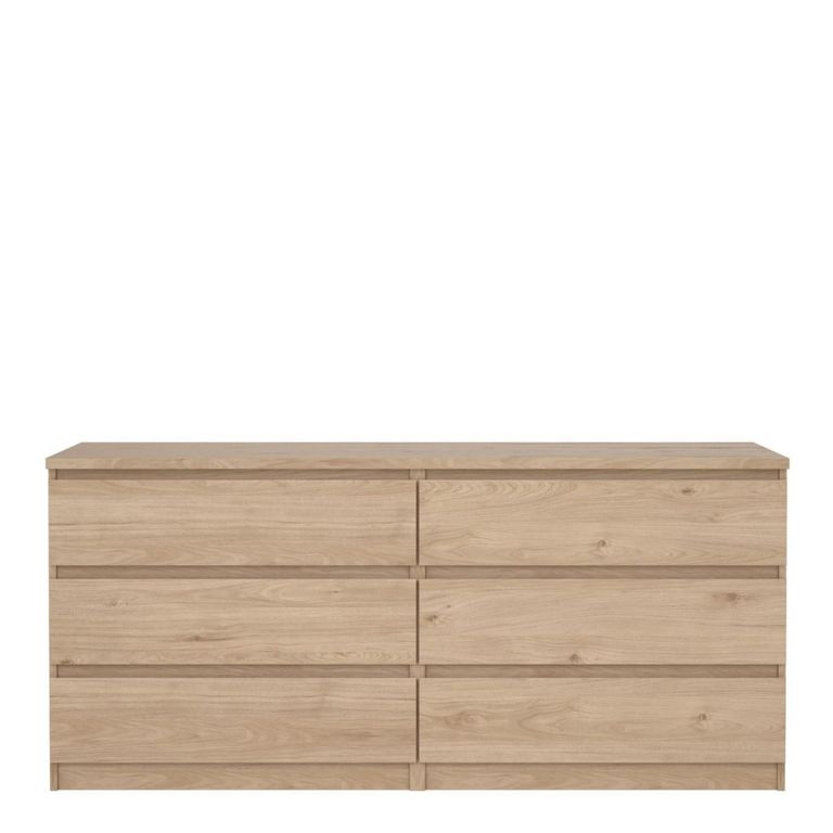 Naia Chest - 6 Drawer - Wide - Oak