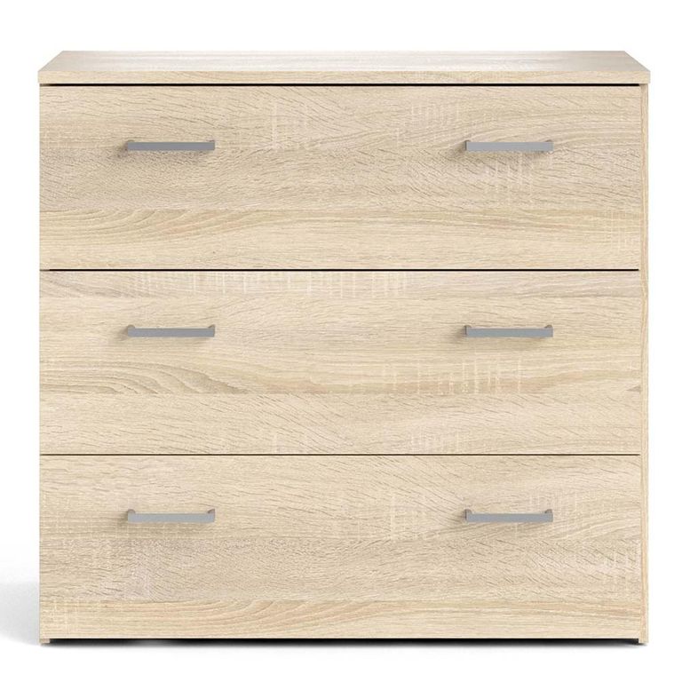 Space Chest - 3 Drawer - Small - Oak