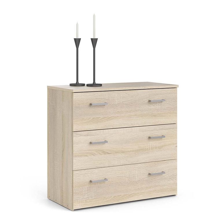 Space Chest - 3 Drawer - Small - Oak
