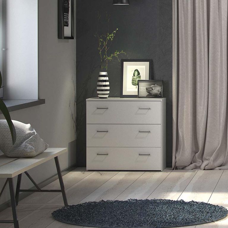 Space Chest - 3 Drawer - Small - White