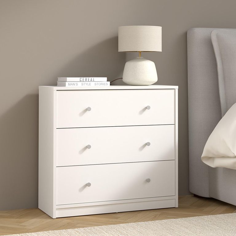 May Chest - 3 Drawer - Small - White