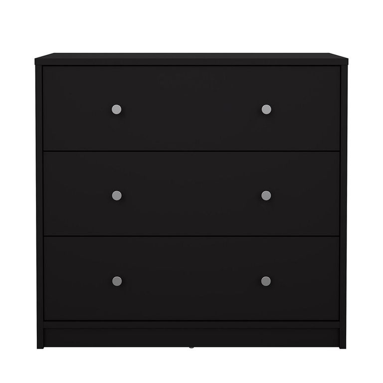 May Chest - 3 Drawer - Small - Black