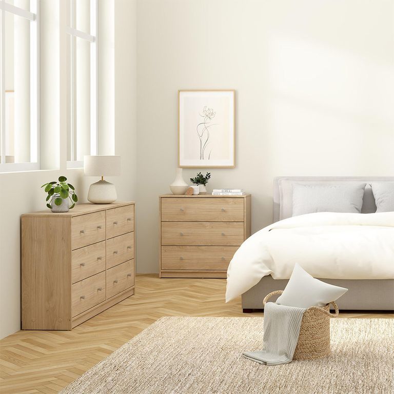 May Chest - 6 Drawer - Wide - Oak