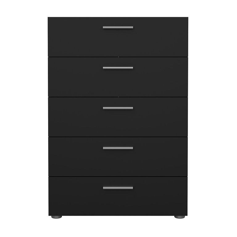 Pepe Chest - 5 Drawer - Black