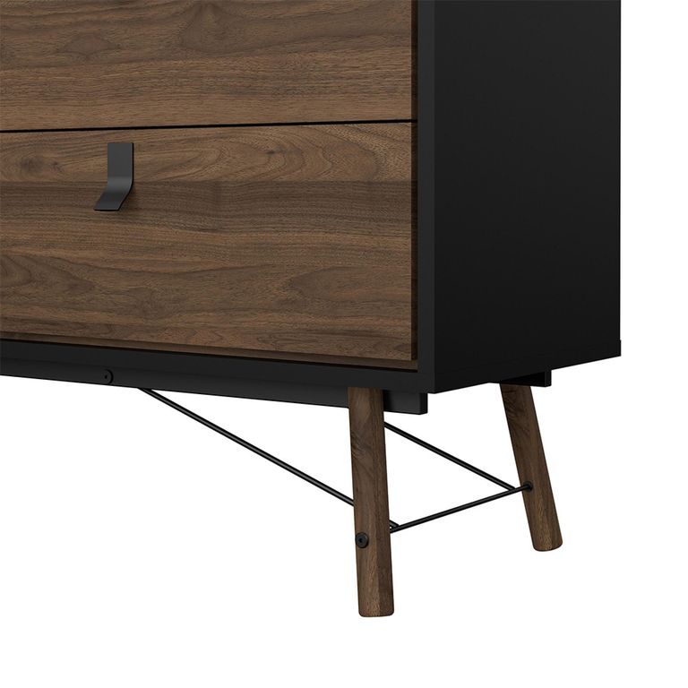 Ry Chest - 6 Drawer - Wide - Black
