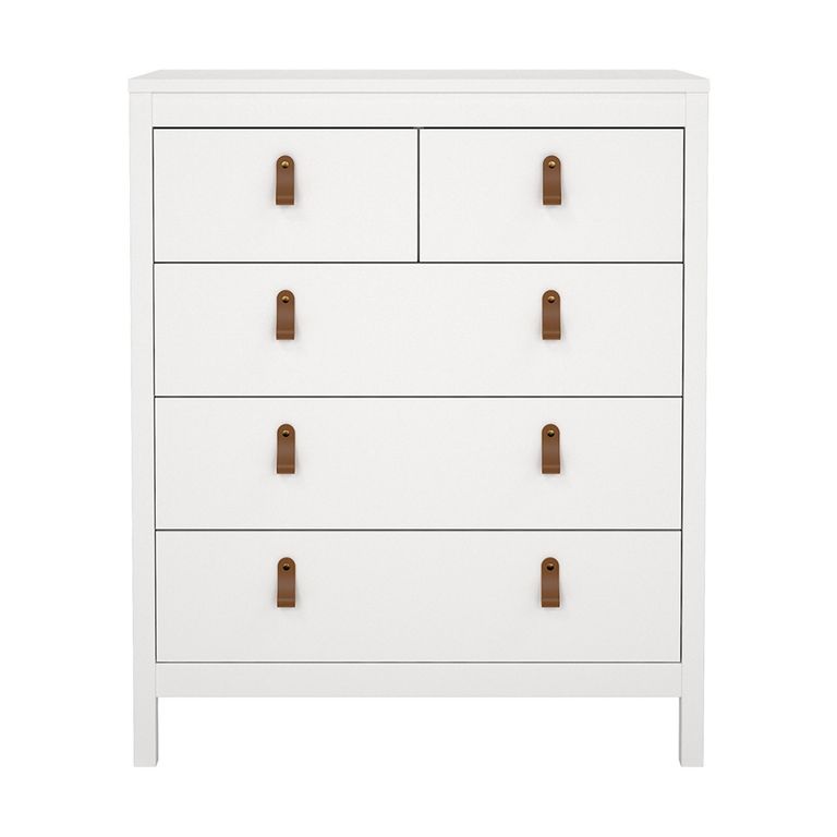Barcelona Chest - 3+2 Drawer - White