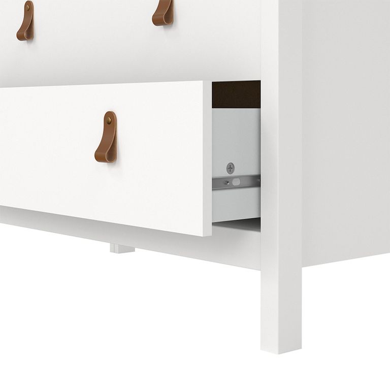 Barcelona Chest - 3 Drawer - Small - White
