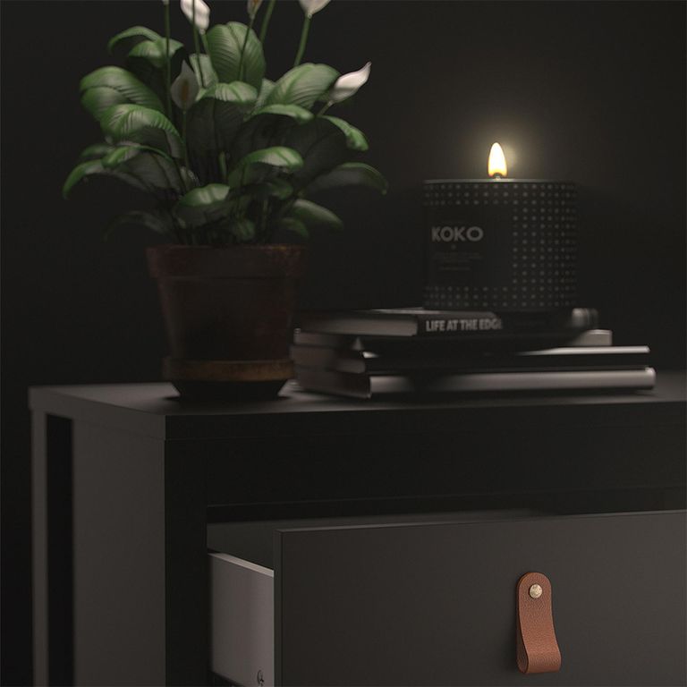 Barcelona Dresser - 8 Drawer - Wide - Black