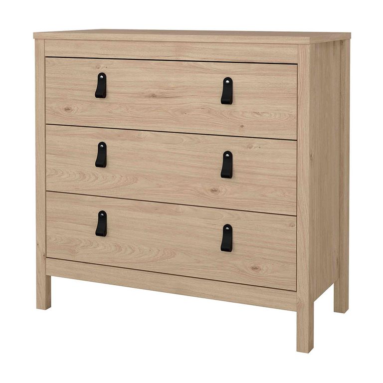 Barcelona Chest - 3 Drawer - Jackson Hickory Oak