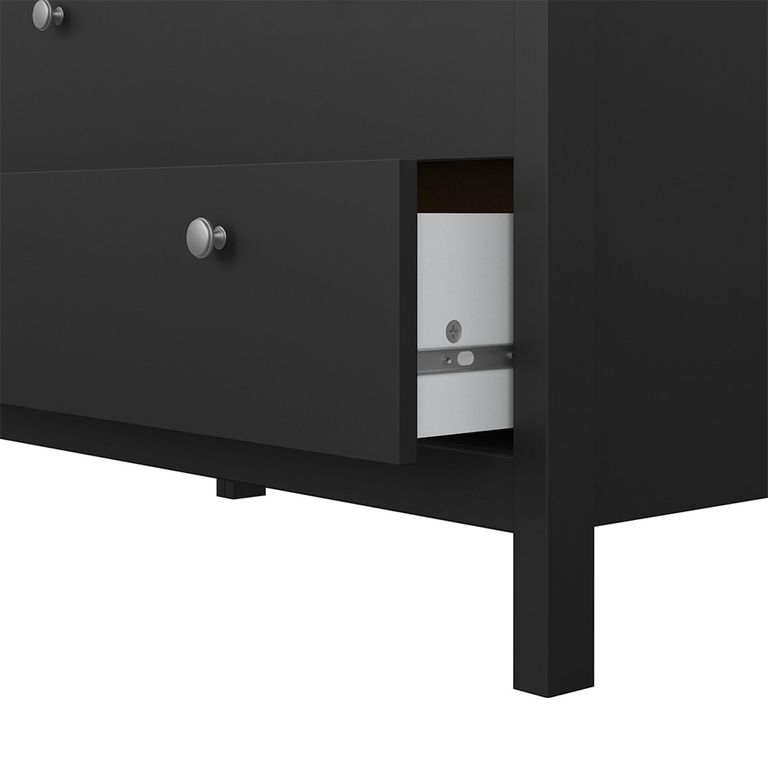 Madrid Chest - 3 Drawer - Small - Black