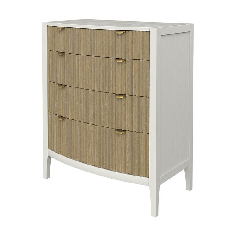 Abbeydale Chest - 4 Drawer - Soft Natural Painted