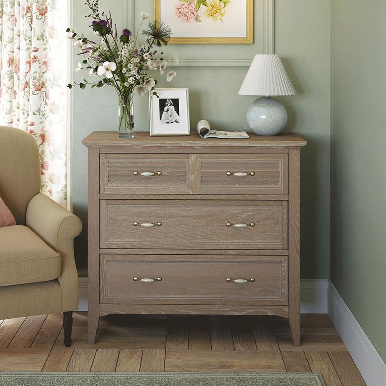 Ennis Chest - 3 Drawer - Natural Matt Lacquered