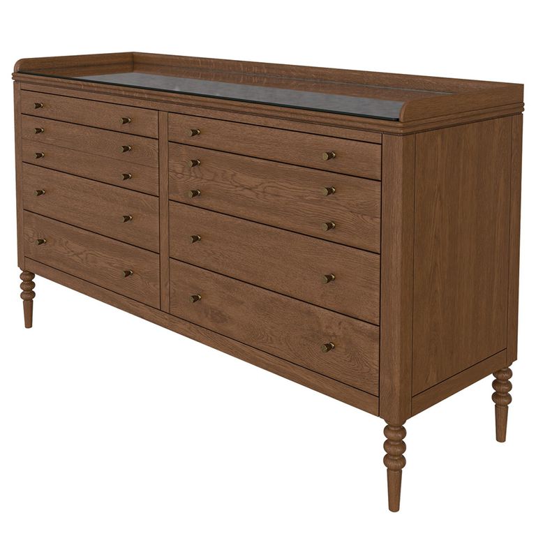 Williamson Chest - 4+4 Drawer - Mid Gloss Lacquered