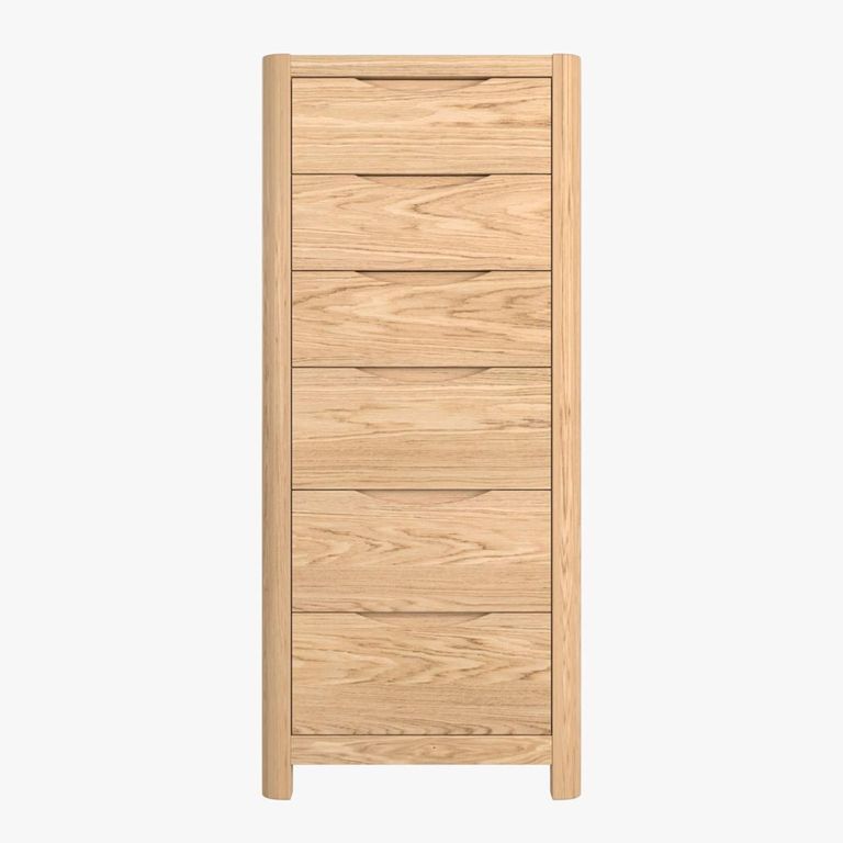 Stockholm Chest - 6 Drawer - Tall - Oak