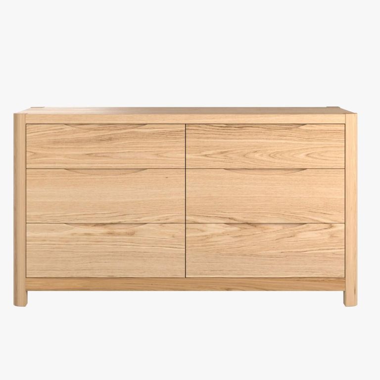 Stockholm Chest - 6 Drawer - Wide - Oak