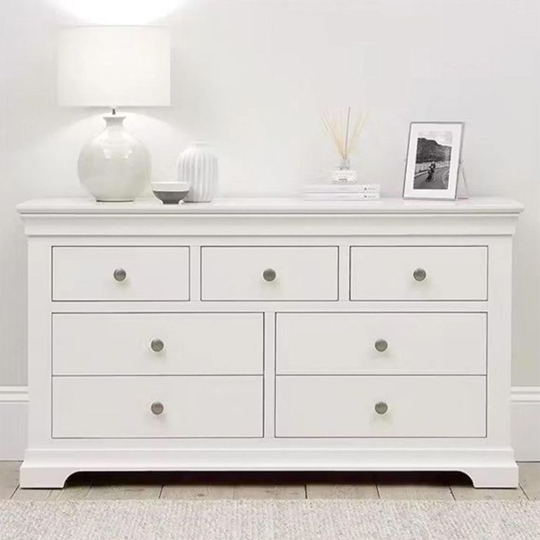 Paisley Chest - 3+4 Drawer - Large - White Painted