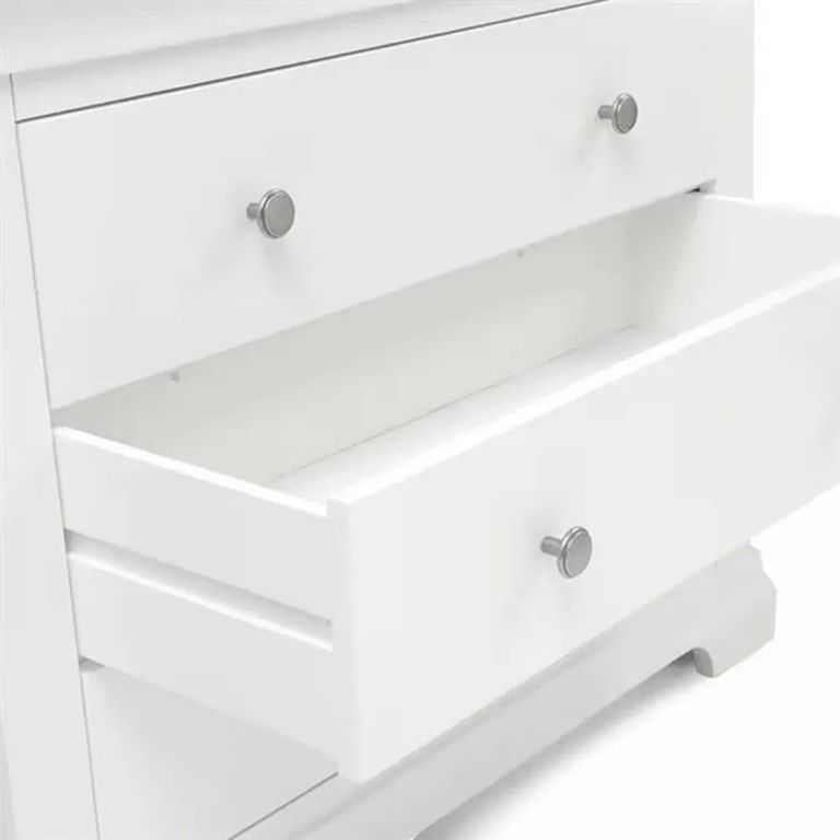 Paisley Chest - 3 Drawer - Wide - White Painted