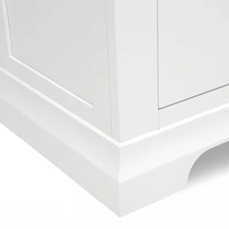Paisley Chest - 3 Drawer - Wide - White Painted
