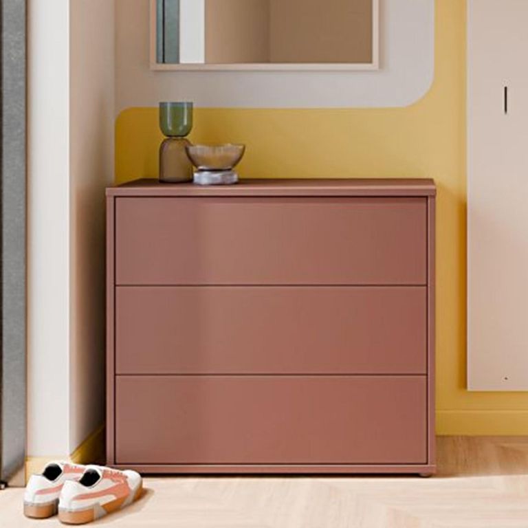 Alice Springs Chest - 3 Drawer - Terracotta